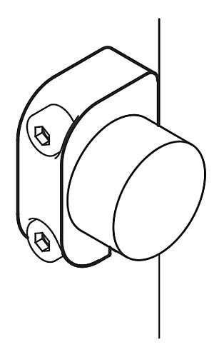 Haltestücke Aluminium