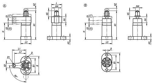 Schwenkspanner heavy 
automationsfähig