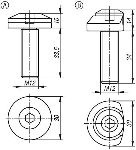 Spannschraube mit Spannring für Aufspannbolzen flexibel