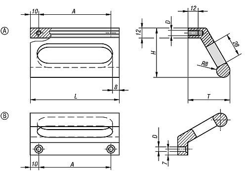 Profilgriffe Aluminium 