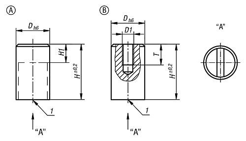 Magnete rund (Stabgreifer) 
aus NdFeB