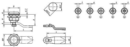 Drehriegel
